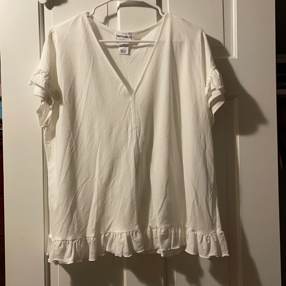 White cotton shirt